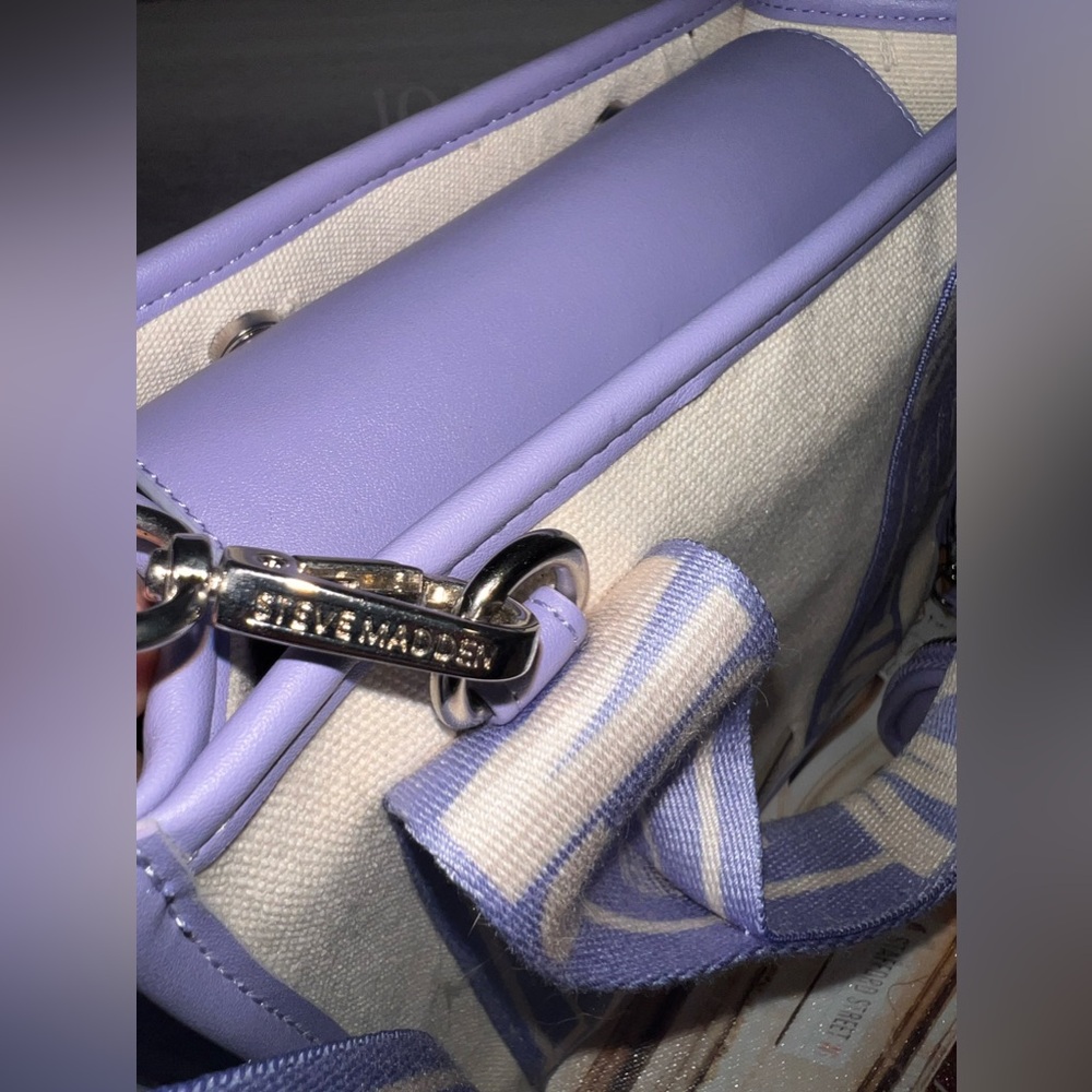 STEVE MADDEN Lavender Webber Tote - Picture 6 of 8